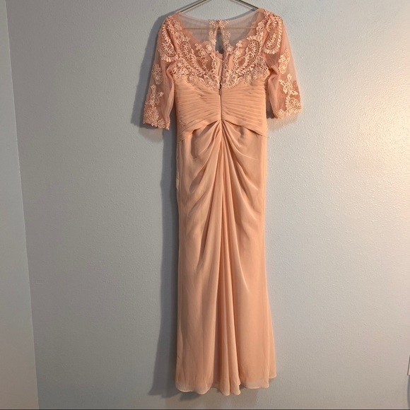NWT JJ’s House Chiffon Embroidered Pearl Pink Dress - Picture 2 of 7